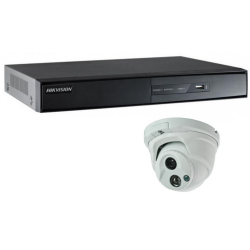 Σετ Καταγραφικό HikVision DS-7204HWI-SH/A + Δίσκος + Κάμερα + Τροφοδοτικό